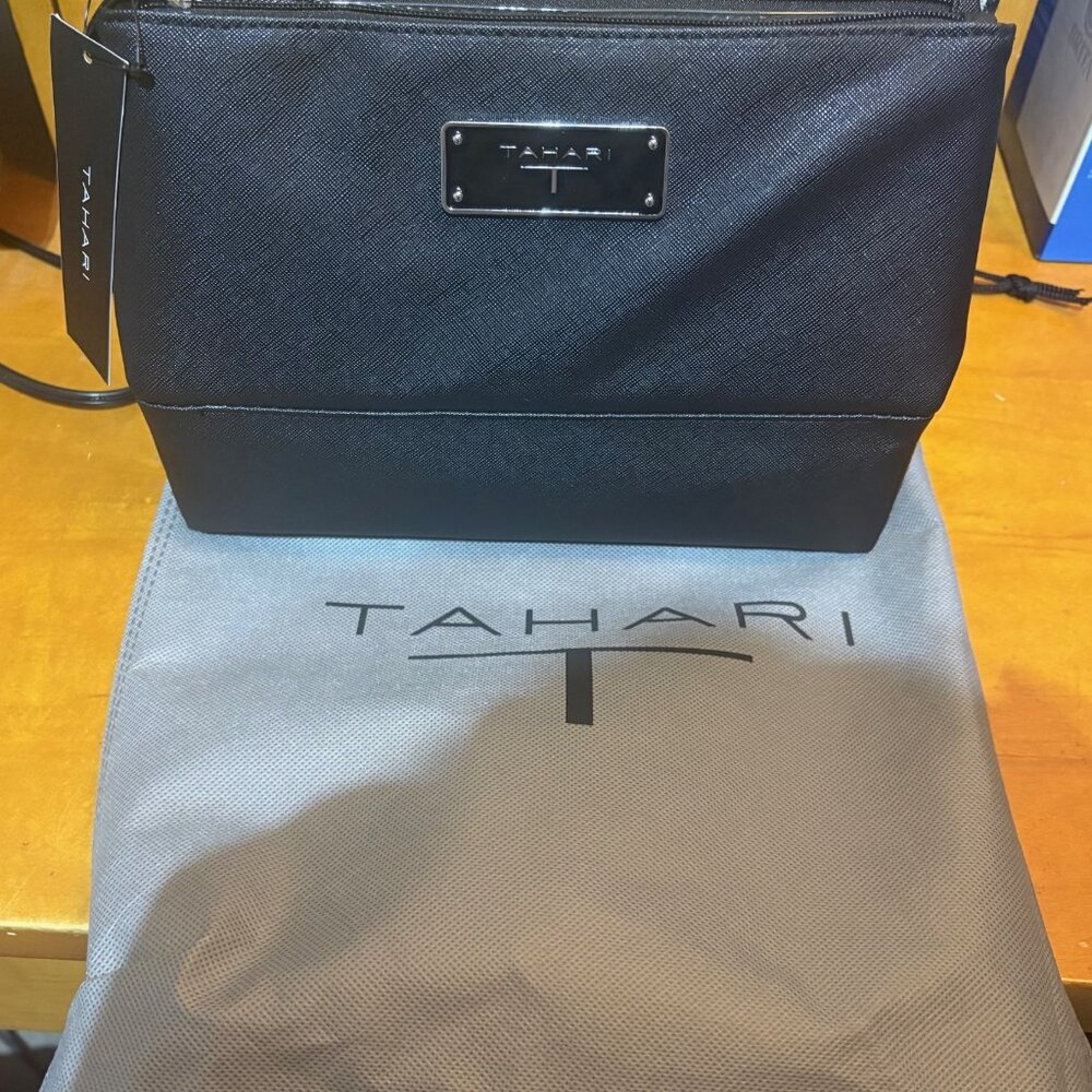Tahari T98611/E08P Black Pyramid Case- New With Tags NWT